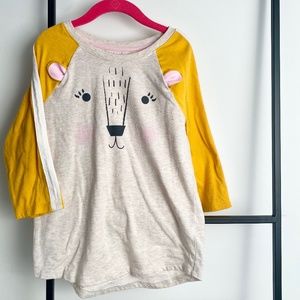 Cat & Jack Long Sleeve Bear T-shirt